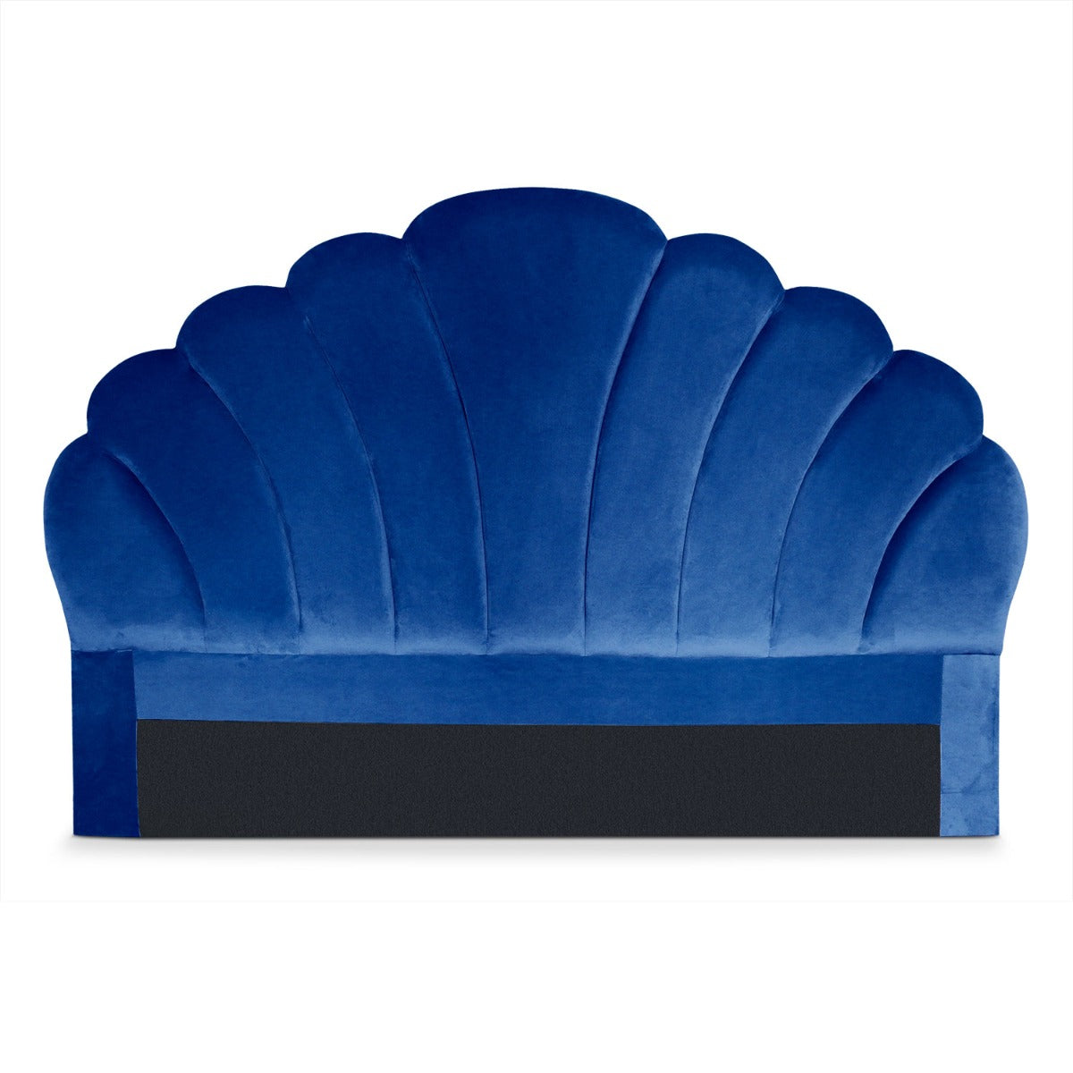 Tête de lit Avia 160 cm en velours bleu