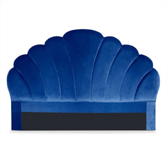 Tête de lit Avia 160 cm en velours bleu