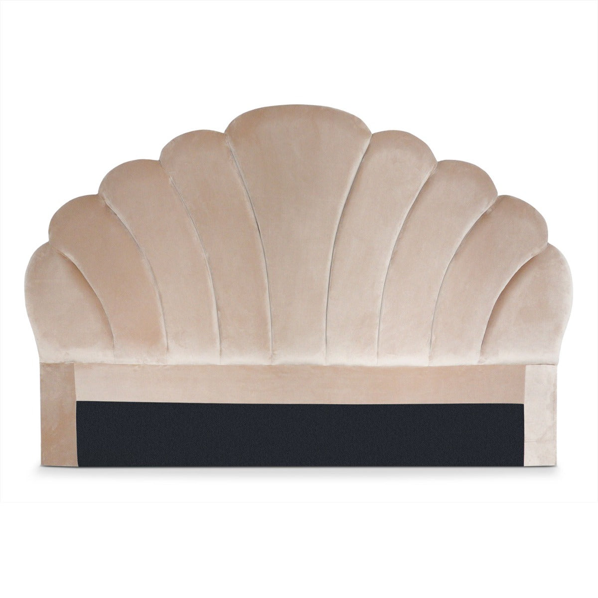 Tête de lit Mermaid 160 cm Velours Taupe