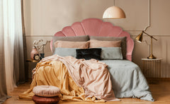 Tête de lit Mermaid 180 cm Velours Rose
