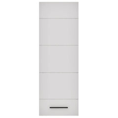 Meuble à étagères avec porte Biancom L38xH110cm Blanc brillant