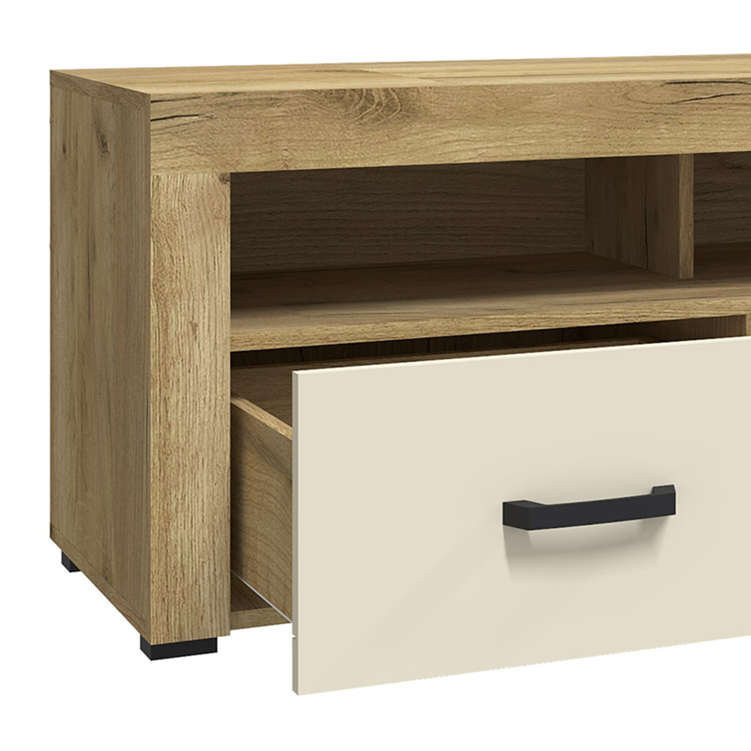 Meuble TV Denvera Chêne Clair