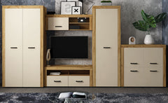 Meuble TV Denvera Chêne Clair