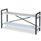 Meuble TV industriel Marcadet 120 cm blanc