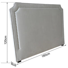 Tête de lit Adogio 160 cm tissu gris