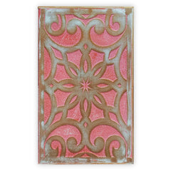 Table de chevet style oriental bois sculpté 1 porte Monbolyto Bois Rose