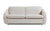 Canapé convertible express tissu bouclette crème