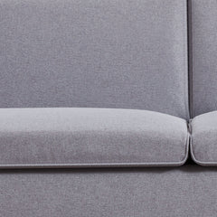 Canapé convertible express Naturali Tissu Gris clair