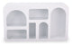 Buffet design arches style troglodyte Boris L130 cm blanc