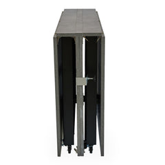 Table console Cesae extensible 300 cm effet béton ciré gris