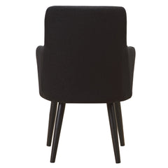 Lot de 2 Fauteuils Neiva Tissu Noir