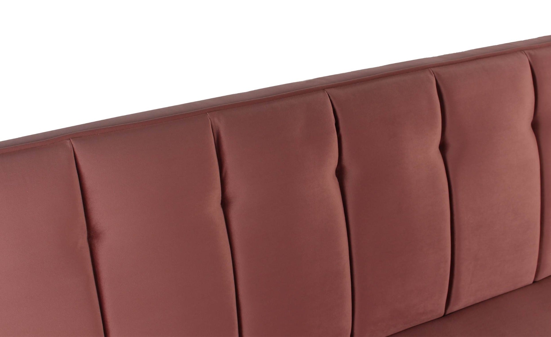 Canapé convertible clic-clac Olympia Velours Rose