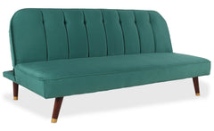 Canapé convertible clic-clac Olympia Velours Vert