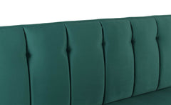 Canapé convertible clic-clac Olympia Velours Vert