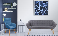 Canapé 3 places Scandinave Zentao Tissu Gris Clair
