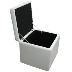 Pouf coffre Panky blanc