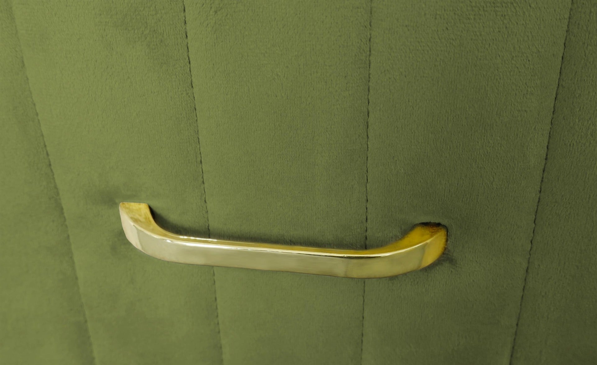 Coiffeuse Paloma 1 tiroir Velours Kaki