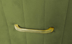 Coiffeuse Paloma 1 tiroir Velours Kaki