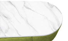 Coiffeuse Paloma 1 tiroir Velours Kaki