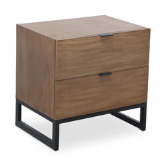 Table De Chevet 2 tiroirs Panara Chêne Clair