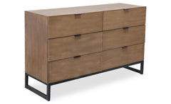 Commode 6 tiroirs Panara Chêne Clair