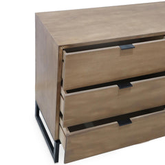 Commode 6 tiroirs Panara Chêne Clair