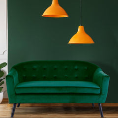 Canapé 3 places scandinave Savoy Velours Vert