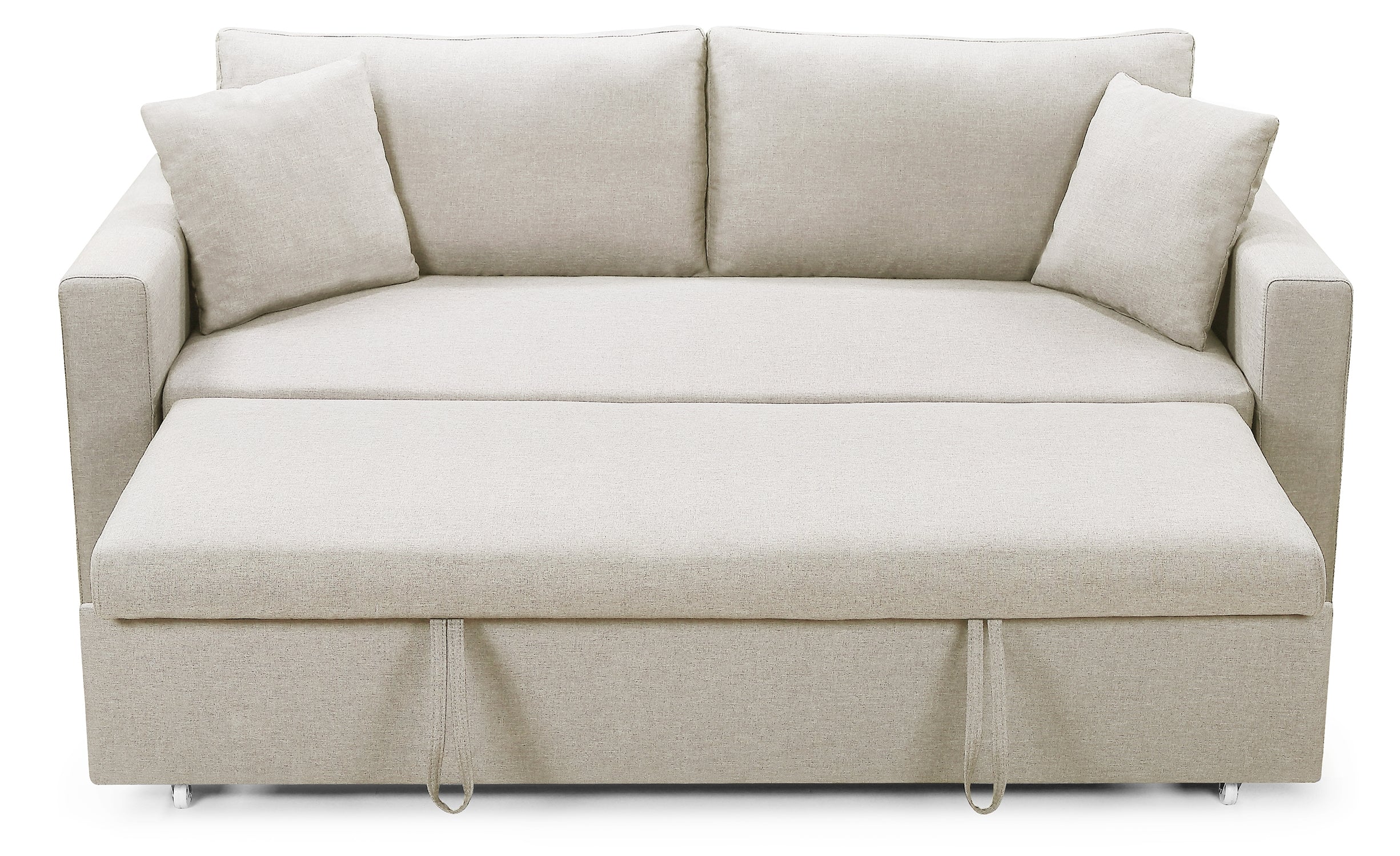 Canapé 3 places Convertible Saphir Tissu Beige