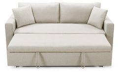 Canapé 3 places Convertible Saphir Tissu Beige