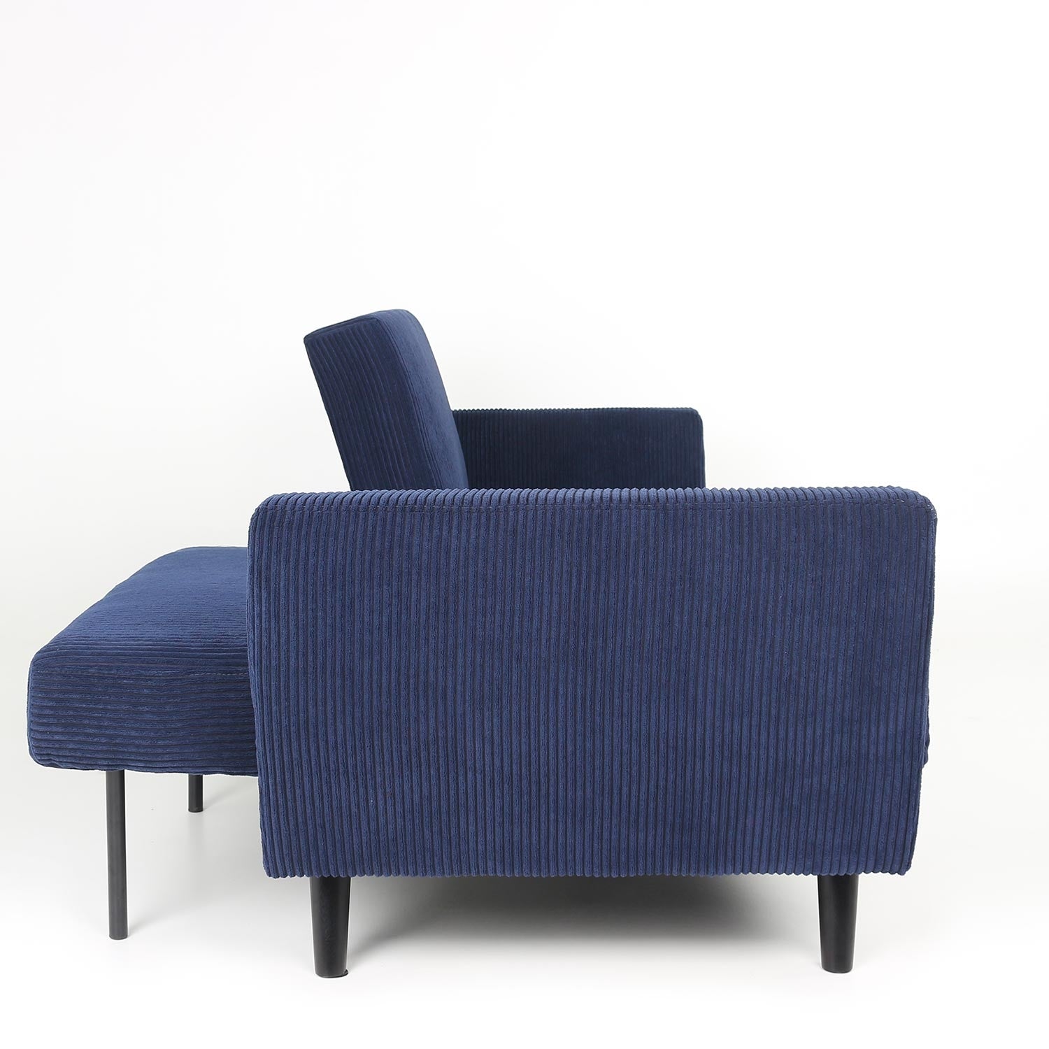Canapé convertible Refresha Velours Bleu