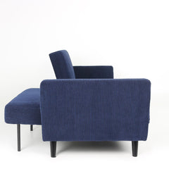 Canapé convertible Refresha Velours Bleu