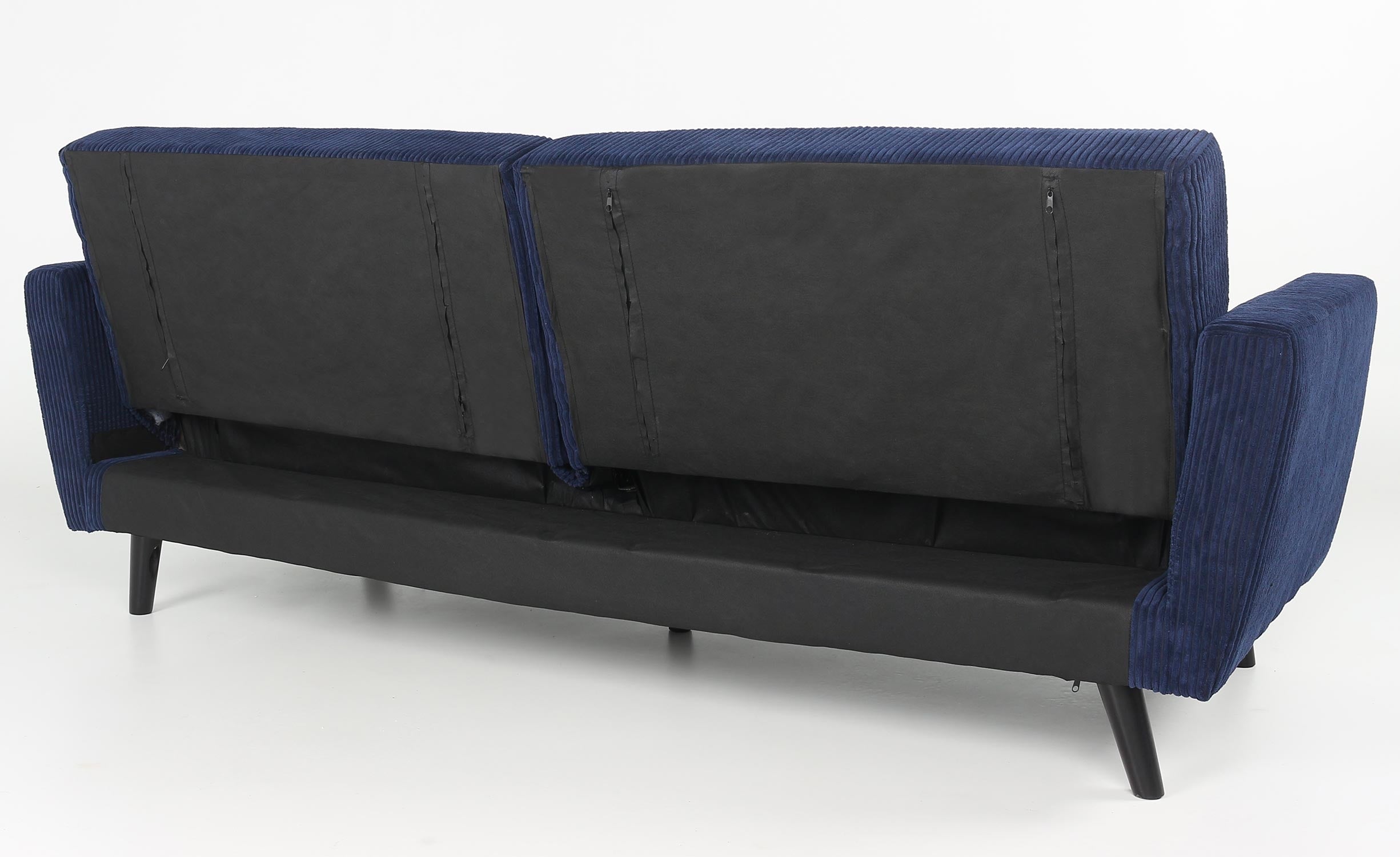 Canapé convertible Refresha Velours Bleu