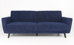 Canapé convertible Refresha Velours Bleu
