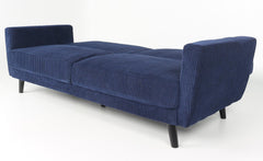 Canapé convertible Refresha Velours Bleu