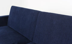 Canapé convertible Refresha Velours Bleu