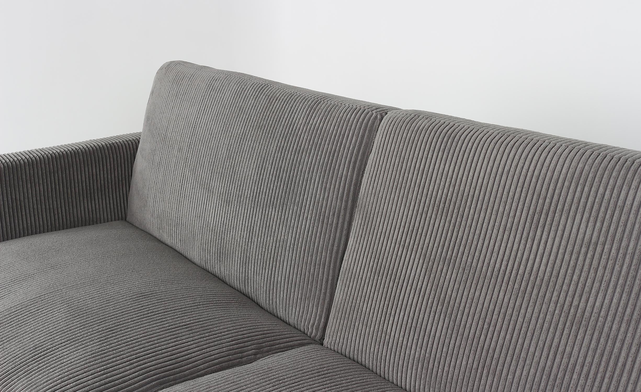 Canapé convertible Refresha Velours Gris Clair