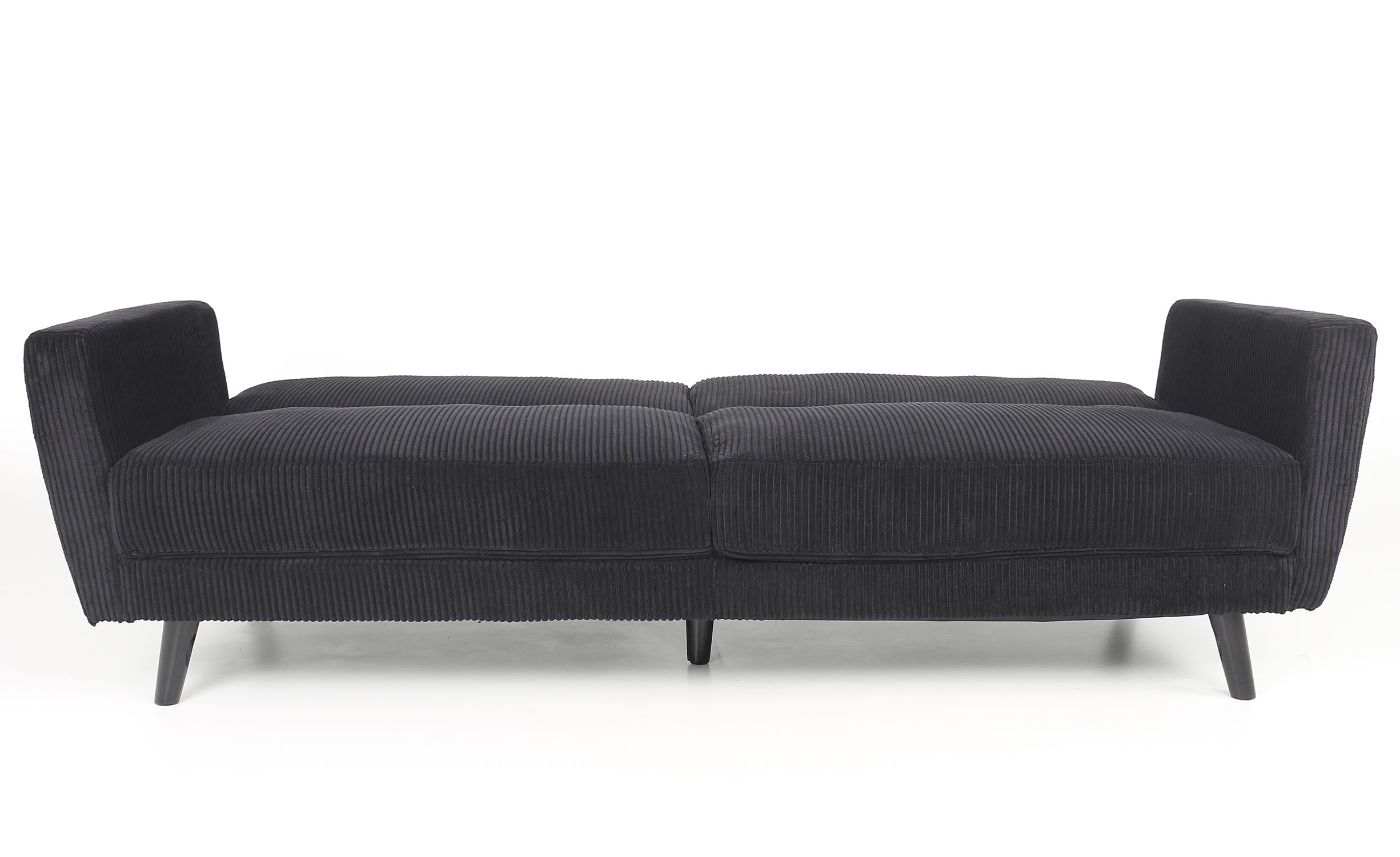 Canapé convertible Refresha Velours Noir