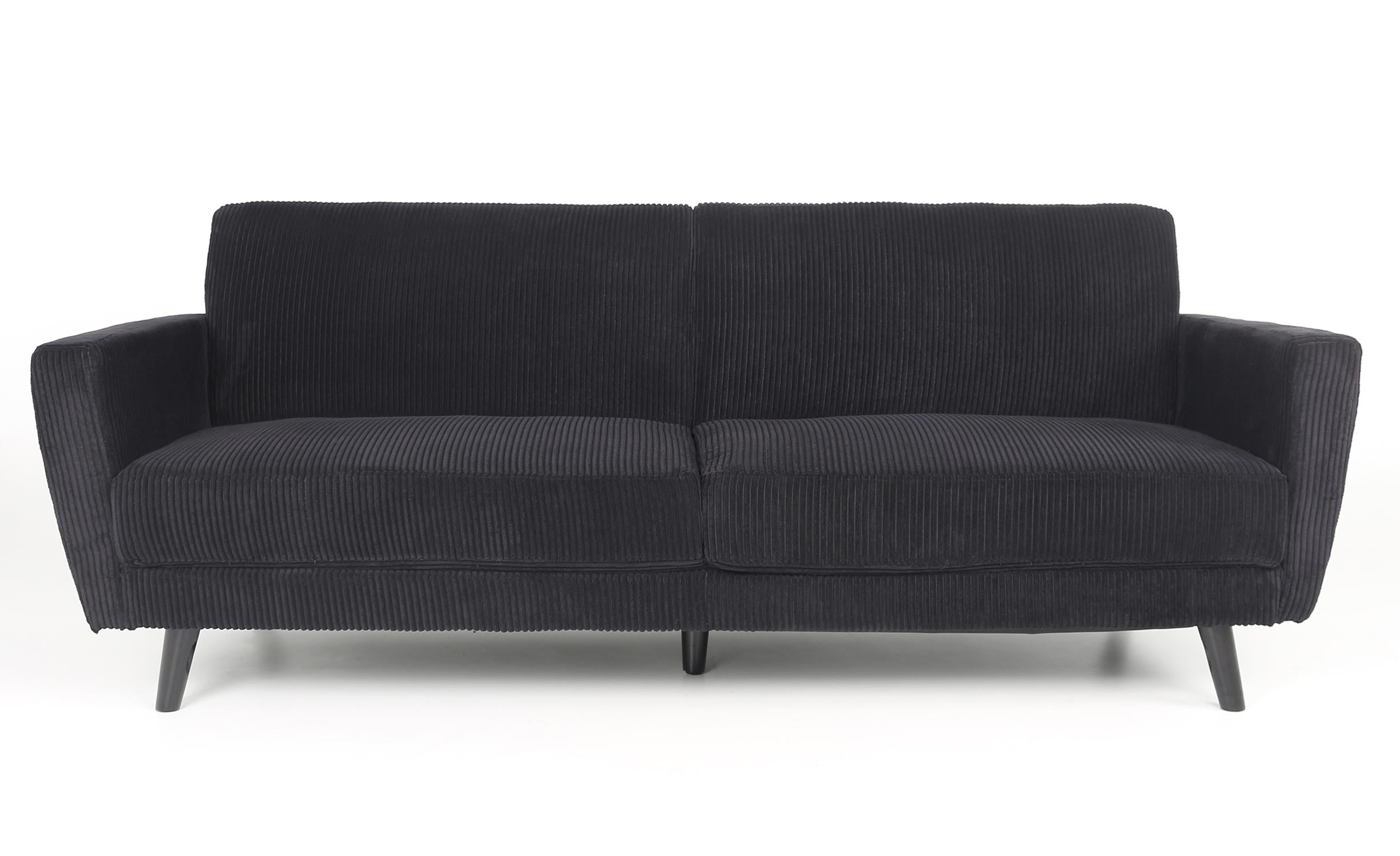 Canapé convertible Refresha Velours Noir