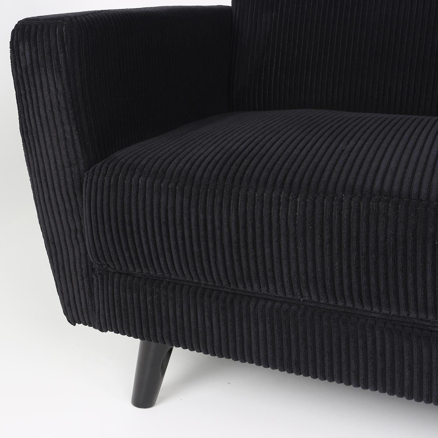 Canapé convertible Refresha Velours Noir