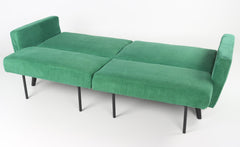 Canapé convertible Refresha Velours Vert