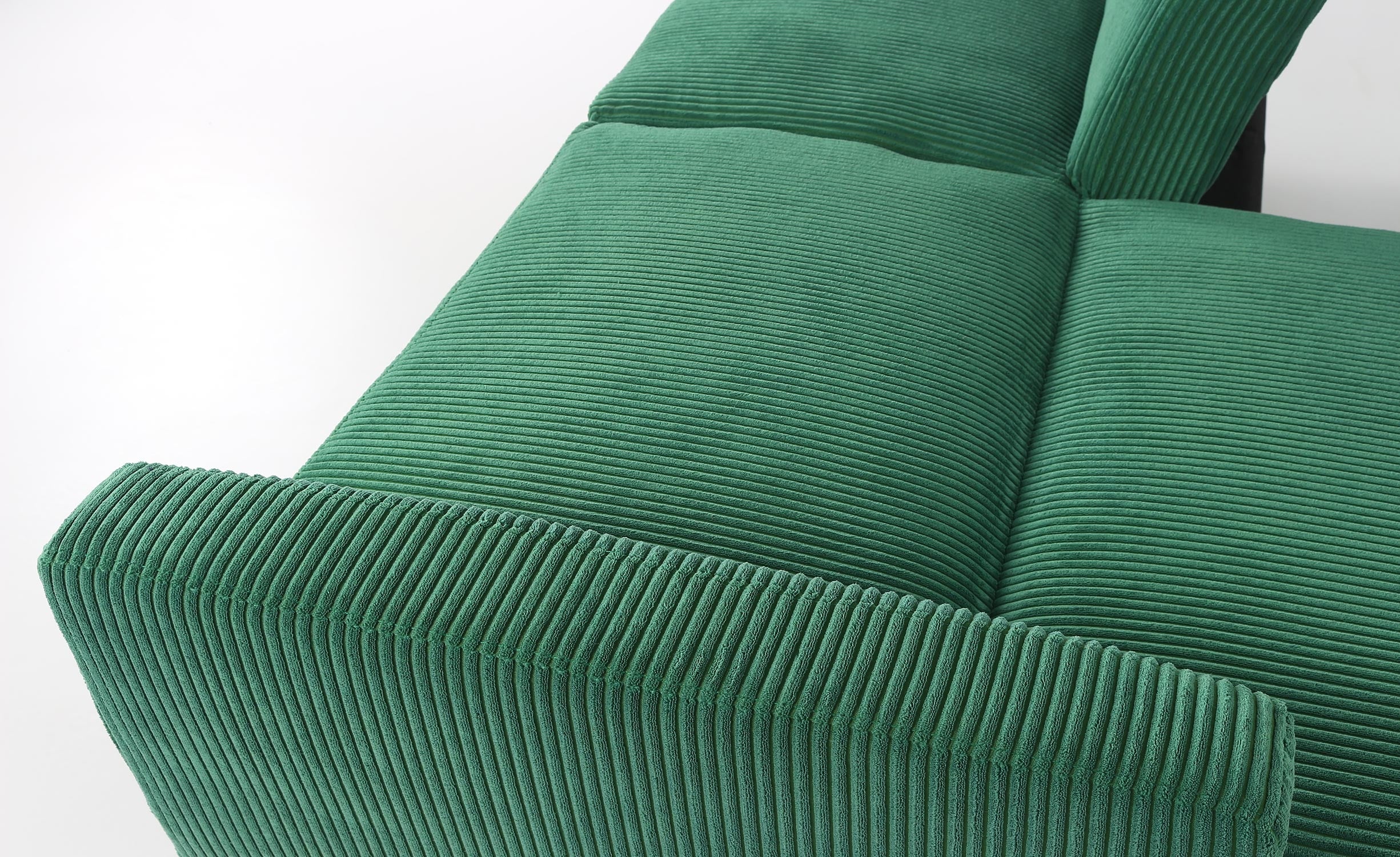 Canapé convertible Refresha Velours Vert