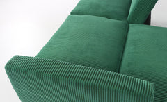Canapé convertible Refresha Velours Vert
