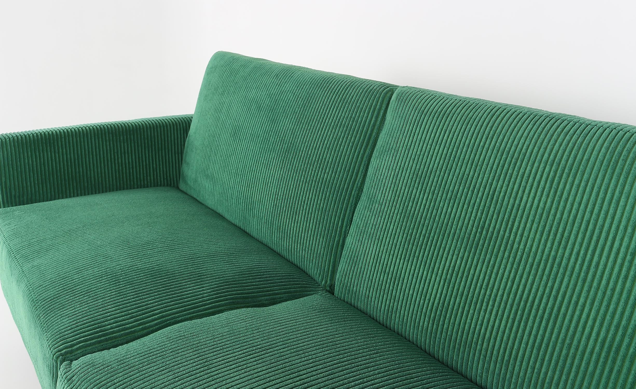 Canapé convertible Refresha Velours Vert
