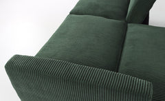 Canapé convertible Refresha Velours Vert