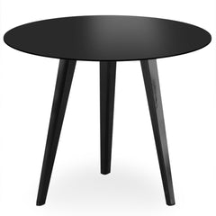 Table d'appoint ronde Arnara 45cm métal noir