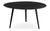 Table basse Arnara ronde en métal noir 90 cm