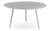 Table basse Arnara ronde 90cm métal argent