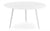 Table basse Arnara ronde 90cm métal blanc