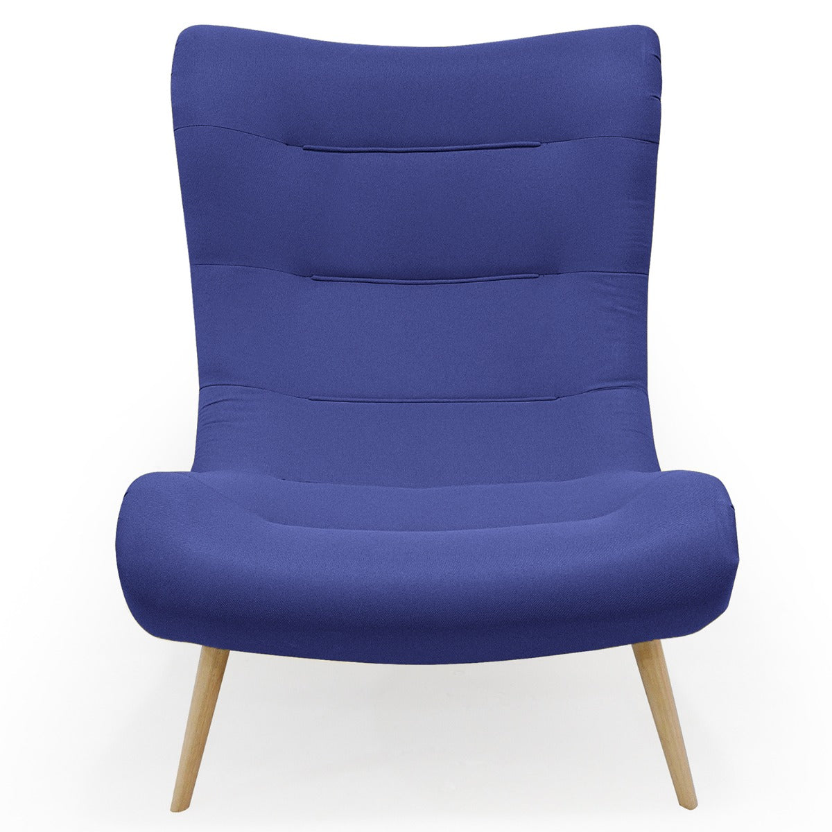 Fauteuil scandinave Romilly Tissu Bleu