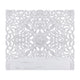 Tête de lit bois blanc sculpté 160cm
